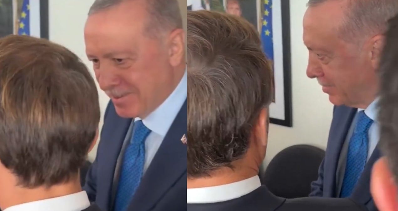 erdogan ile macron arasinda ilginc diyalog iyi oldugu zamanlar da oluyor demek ki Hq9H2MBu