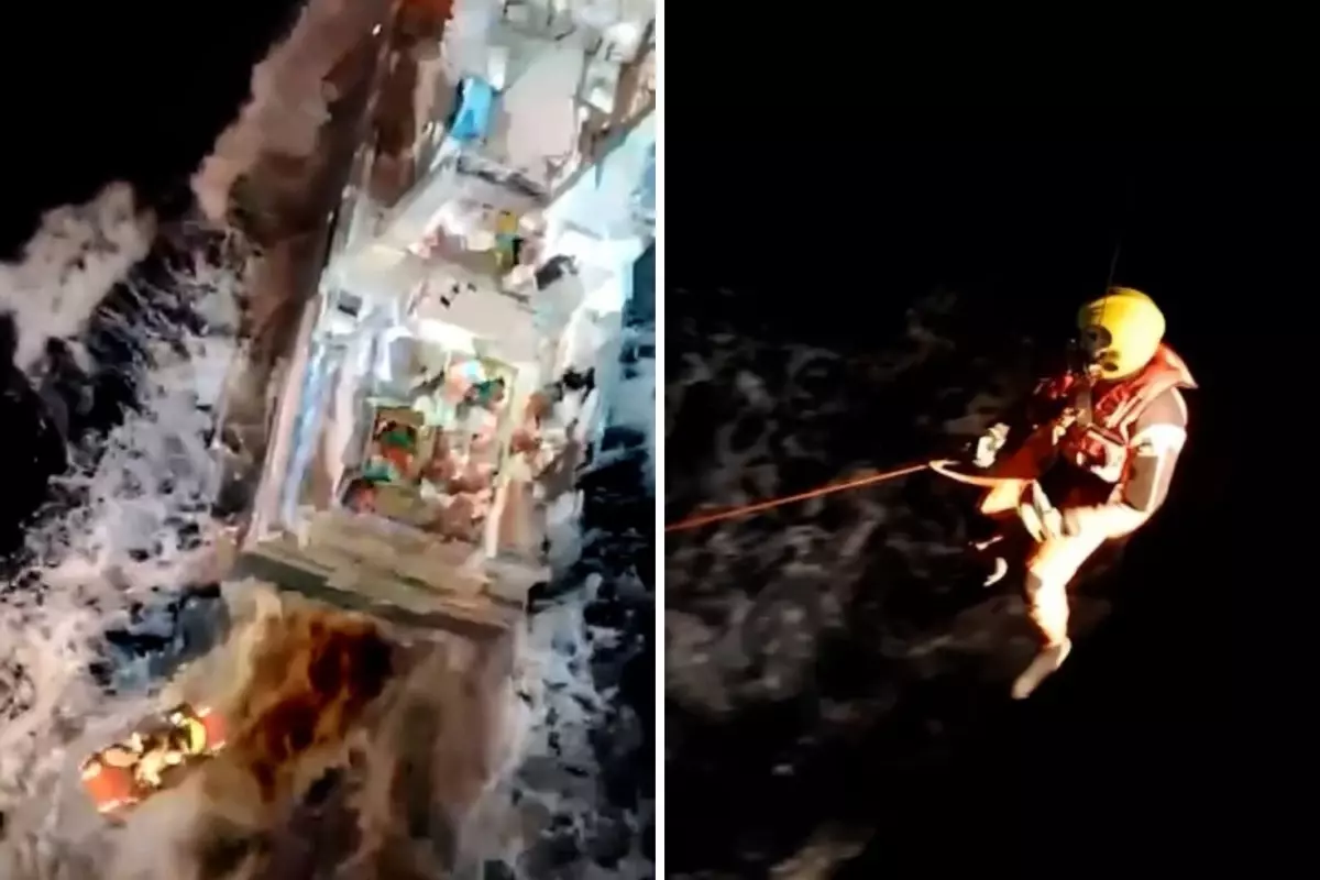 tekneleri orkalar tarafindan batirilan aile son anda kurtarildi gthad8BO.jpg