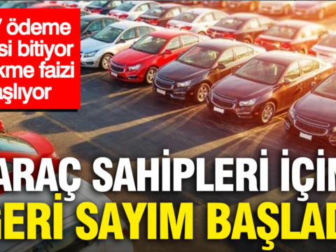 Arac sahipleri icin geri sayim basladi mtv odeme suresi bitiyor gecikme faizi basliyor r8wYSez5